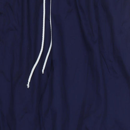Preworn Mens Blue  Polyester Trousers  Size 3XL L32 in Regular Drawstring