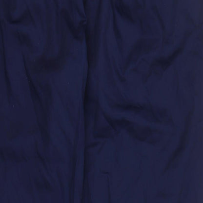 Preworn Mens Blue  Polyester Trousers  Size 3XL L32 in Regular Drawstring