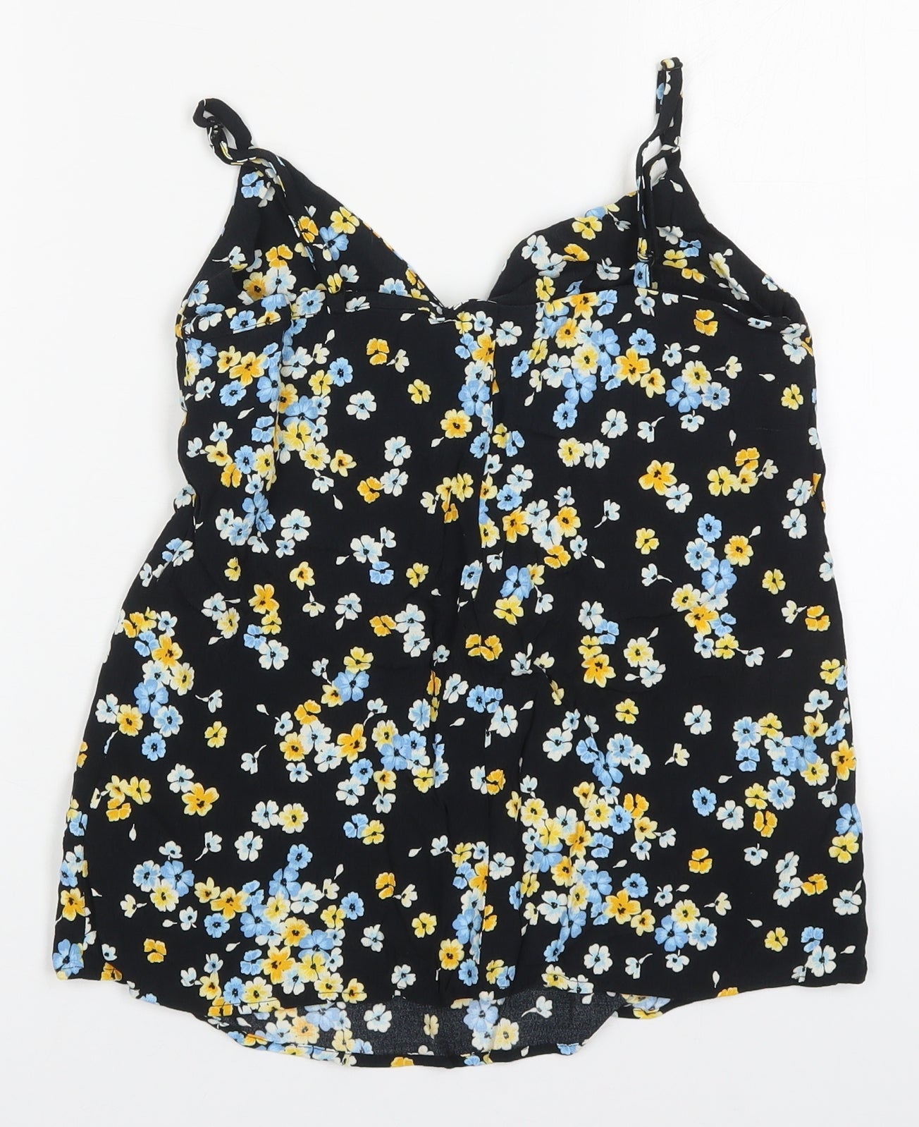 Womens UK Size 8 New Look Multicoloured Basic Tank
