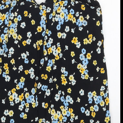 Womens UK Size 8 New Look Multicoloured Basic Tank