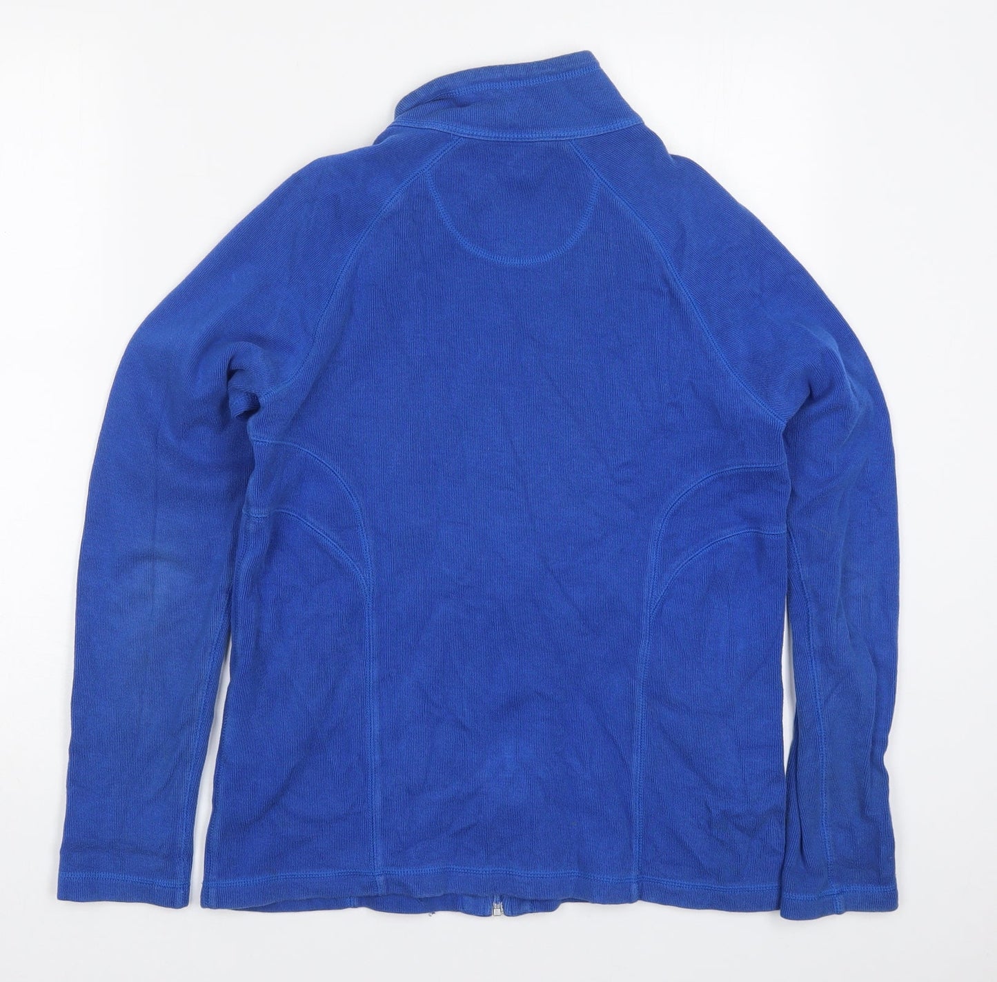 Kirkland Womens Blue  Cotton Full Zip Sweatshirt Size S  Zip