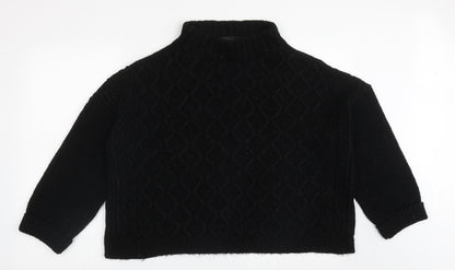 Womens UK Size L NEXT Black Pullover Jumper