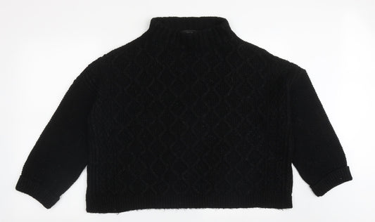 Womens UK Size L NEXT Black Pullover Jumper