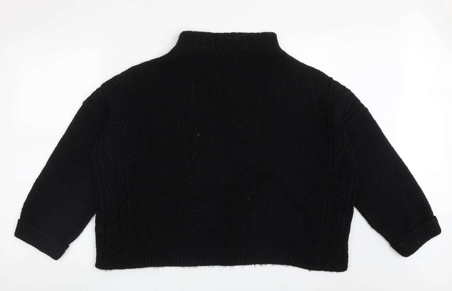 Womens UK Size L NEXT Black Pullover Jumper