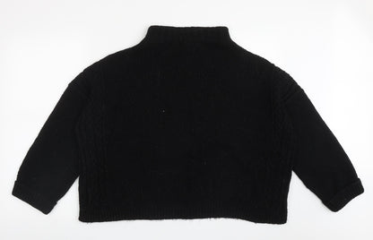 Womens UK Size L NEXT Black Pullover Jumper