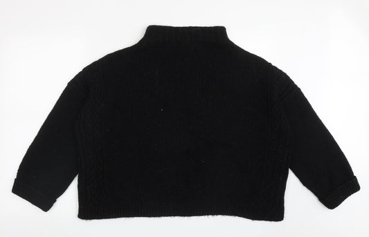 Womens UK Size L NEXT Black Pullover Jumper