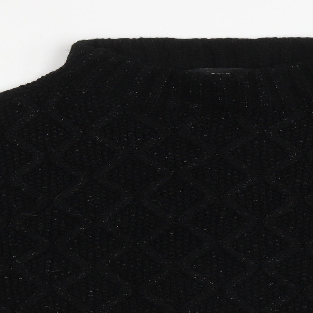 Womens UK Size L NEXT Black Pullover Jumper