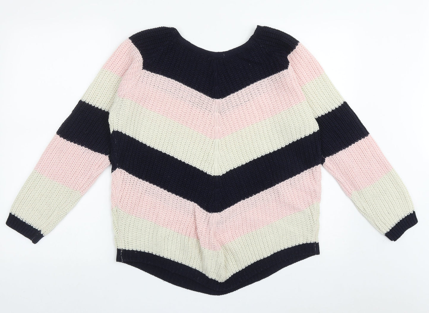 Womens UK Size M Preworn Multicoloured Pullover Jumper