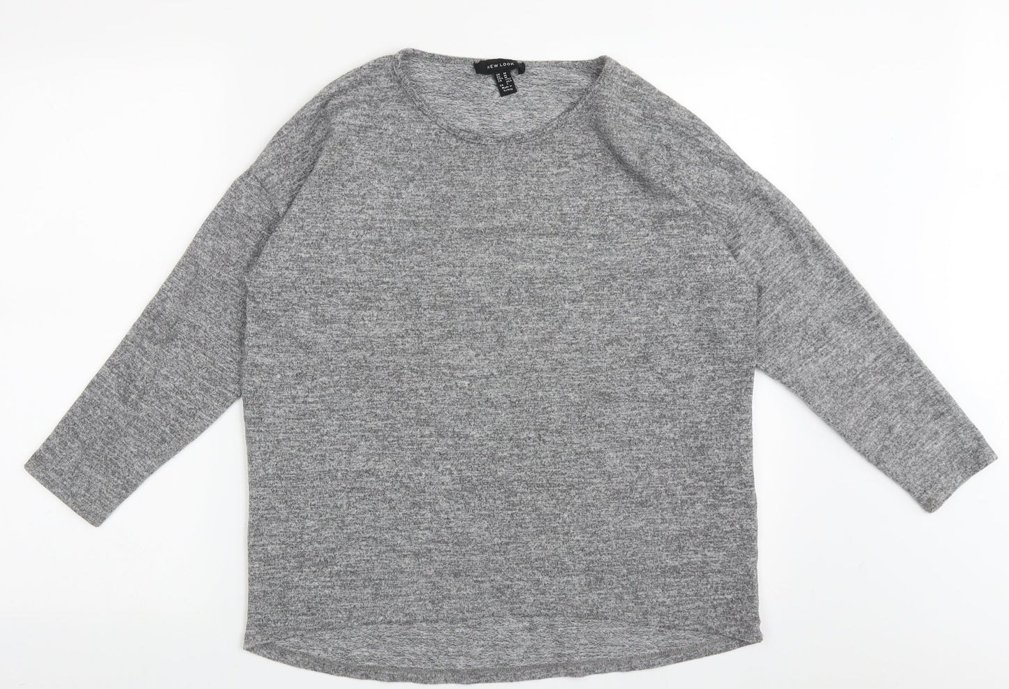 Womens UK Size M New Look Grey Pullover Jumper