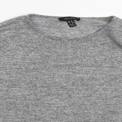 Womens UK Size M New Look Grey Pullover Jumper
