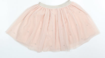John Lewis Girls Pink  Polyester A-Line Skirt Size 9 Years  Regular