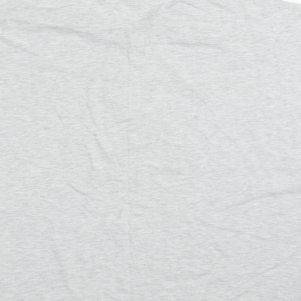 Dunnes Stores Womens Grey  Cotton  Pyjama Top Size XL   - Dreamer