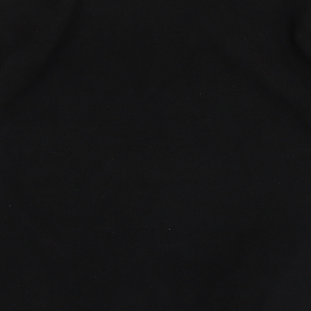 Dunnes Stores Mens Black High Neck  Polyester Full Zip Jumper Size XL