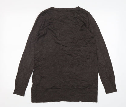 Womens UK Size S H&M Brown Pullover Jumper