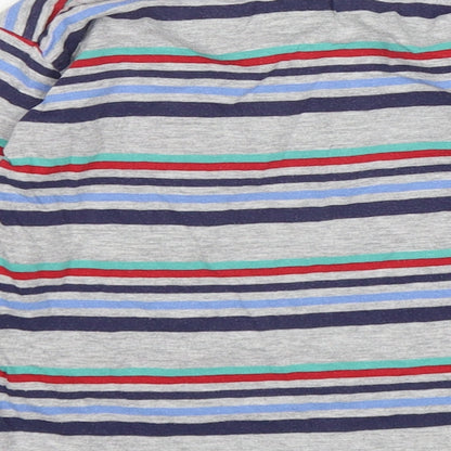 St Bernard Boys Multicoloured Striped Cotton Basic T-Shirt Size 18-24 Months Round Neck