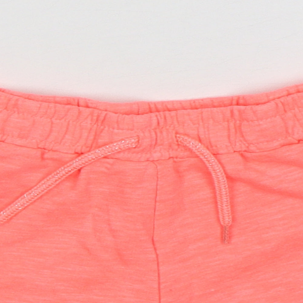 St Bernard Girls Pink  Polyester Sweat Shorts Size 9 Years  Regular