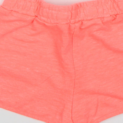 St Bernard Girls Pink  Polyester Sweat Shorts Size 9 Years  Regular