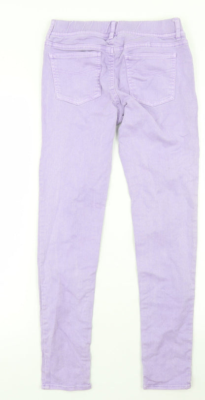 Gap Girls Purple  Cotton Jegging Jeans Size 12 Years  Regular