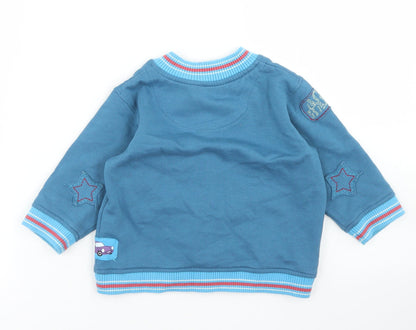 TU Boys Blue   Jacket  Size 9-12 Months   Zip