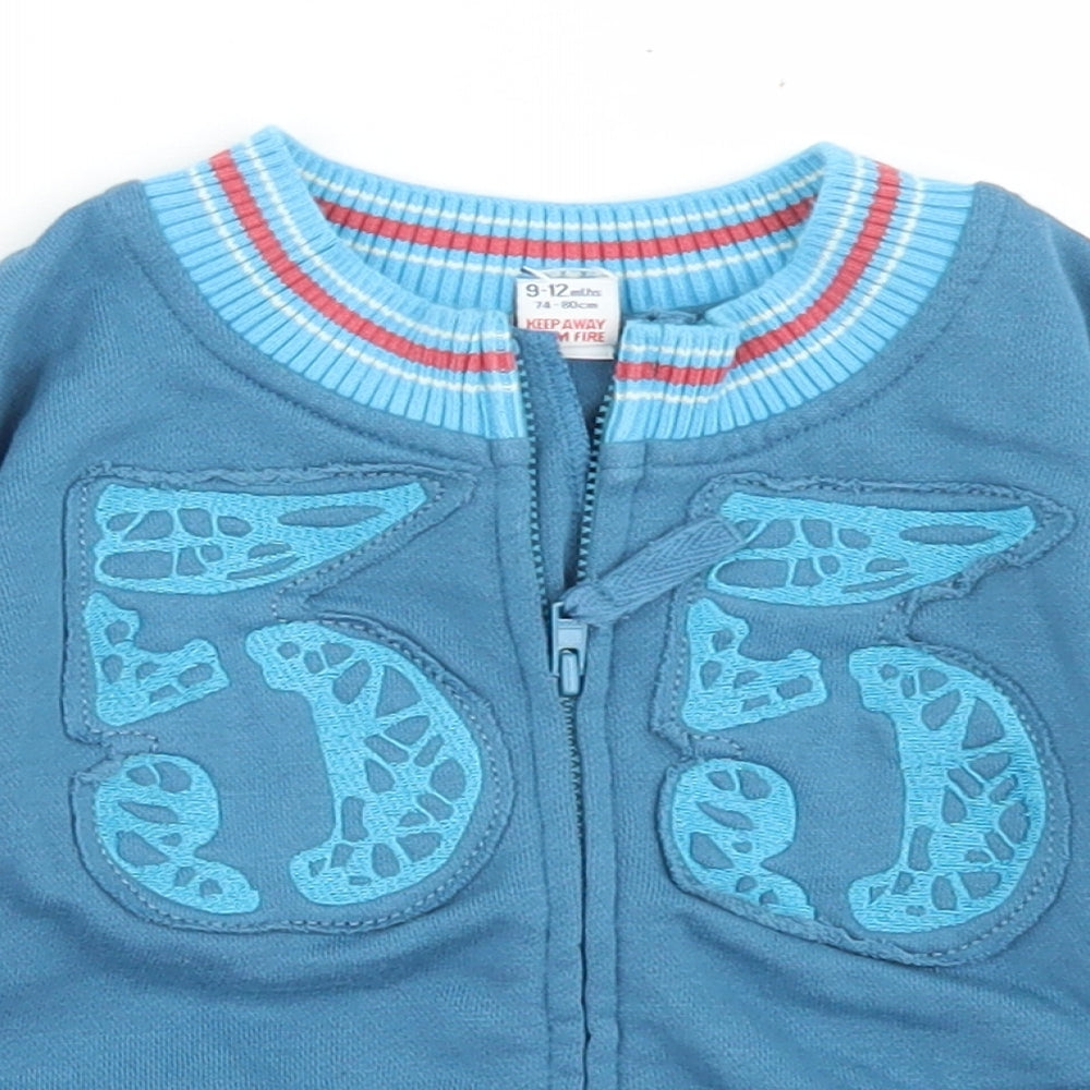 TU Boys Blue   Jacket  Size 9-12 Months   Zip