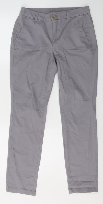Womens UK Size 8 Preworn Regular Fit  Grey Trousers