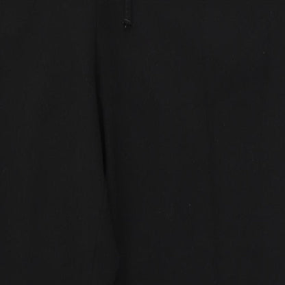 Dunnes Stores Womens Black  Polyester Dress Pants Trousers Size 12 L27 in Regular Tie