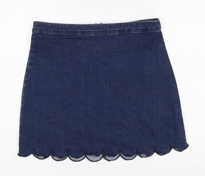 Womens UK Size 51 in Savida A-Line Denim Skirt