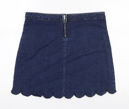 Womens UK Size 51 in Savida A-Line Denim Skirt