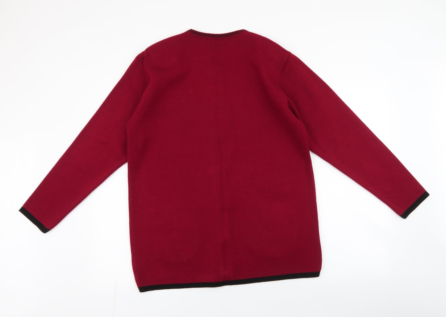 Womens UK Size S Roman Originals Red Cardigan Jumper