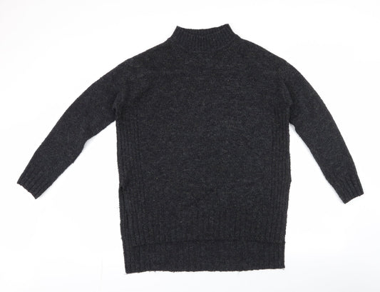 Womens UK Size 10 New Look Grey Pullover Jumper