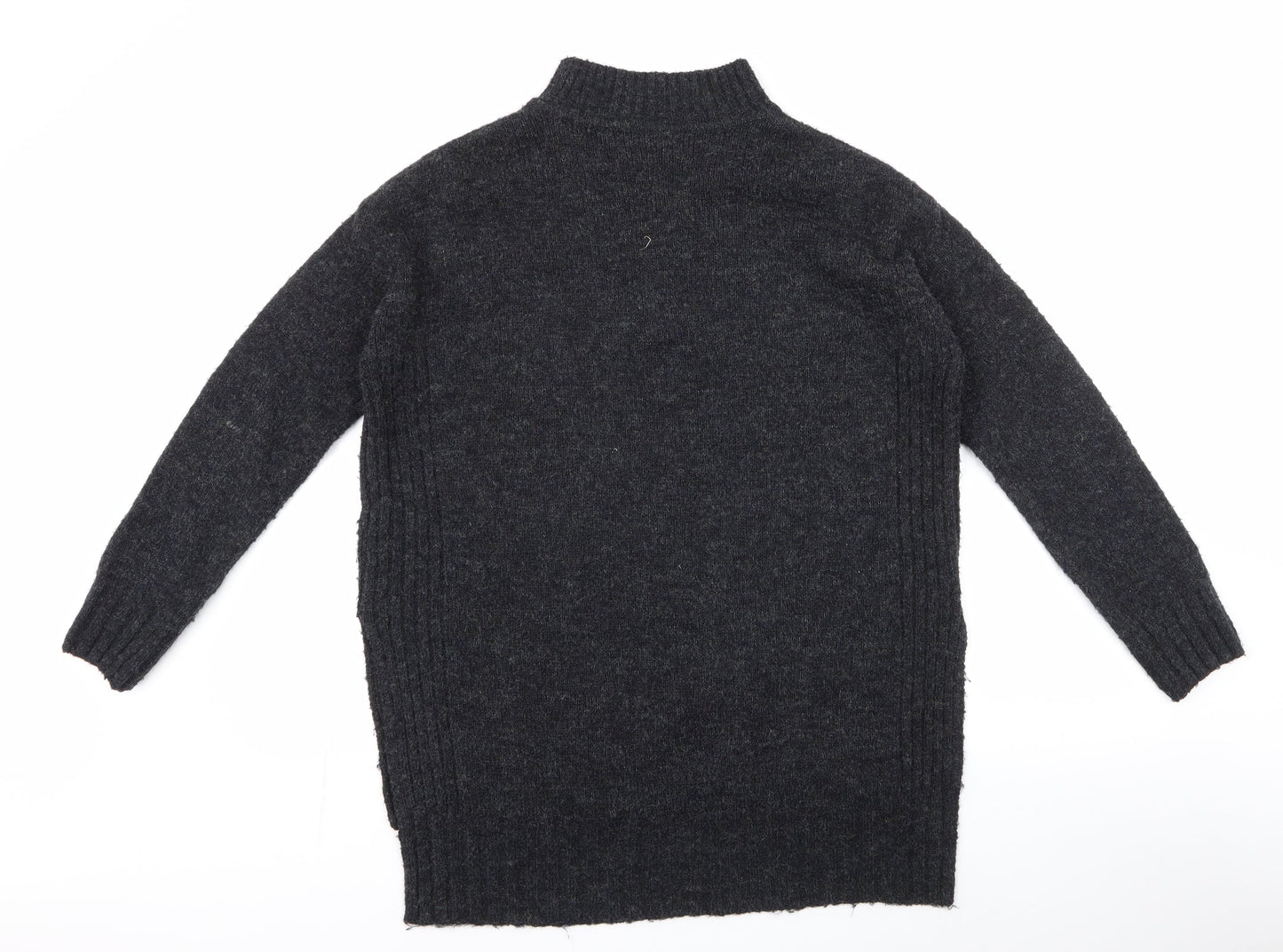 Womens UK Size 10 New Look Grey Pullover Jumper