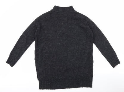 Womens UK Size 10 New Look Grey Pullover Jumper