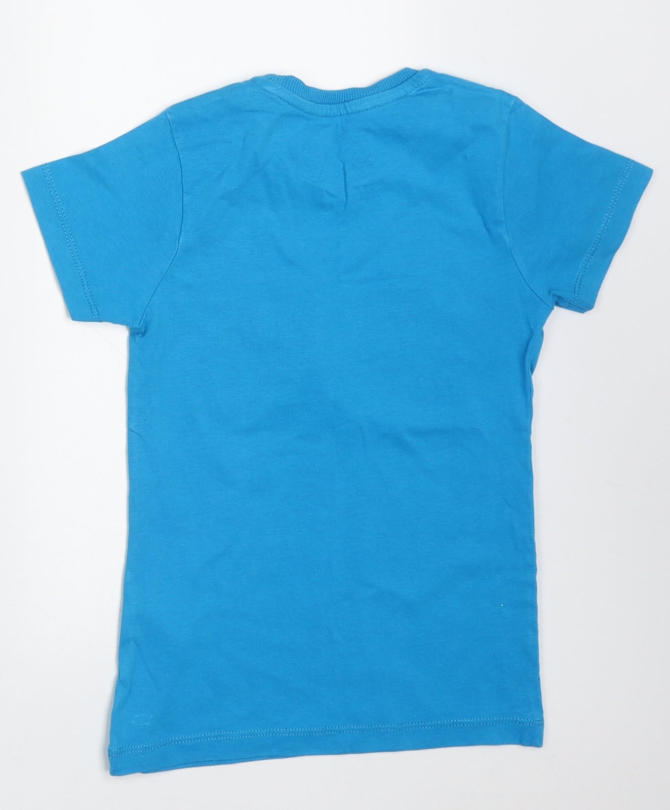 Urban Debt Boys Blue  Cotton Basic T-Shirt Size 5 Years Crew Neck Pullover - Game Mode