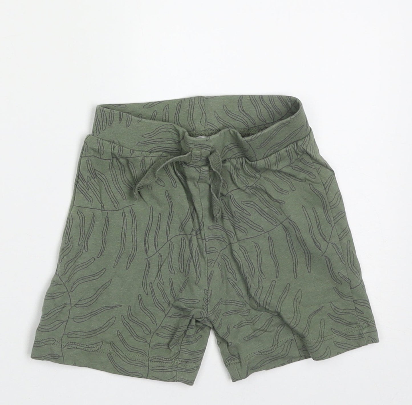 Primark Boys Green Camouflage Polyester Shorts Outfit/Set Size 9-12 Months  Pullover