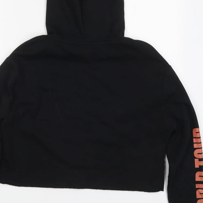 H&M Womens Black  Cotton Pullover Hoodie Size S  Pullover - Purpose World Tour