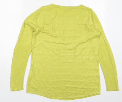 Womens UK Size 10 Bonmarché Green Pullover Jumper