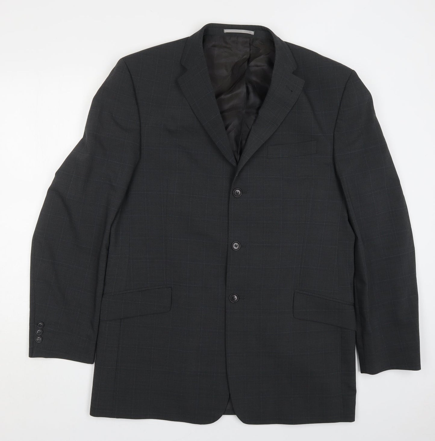 Mens UK Size 42 NEXT Big & Tall Grey Suit Jacket
