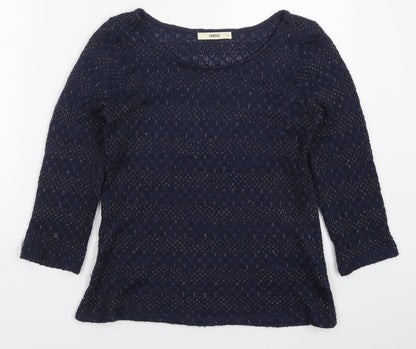 Womens UK Size S Oasis Blue Pullover Jumper
