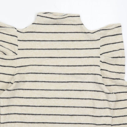 Womens UK Size 14 Papaya Beige Pullover Jumper