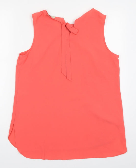 Papaya Womens Pink  Polyester Basic Tank Size 14 Round Neck