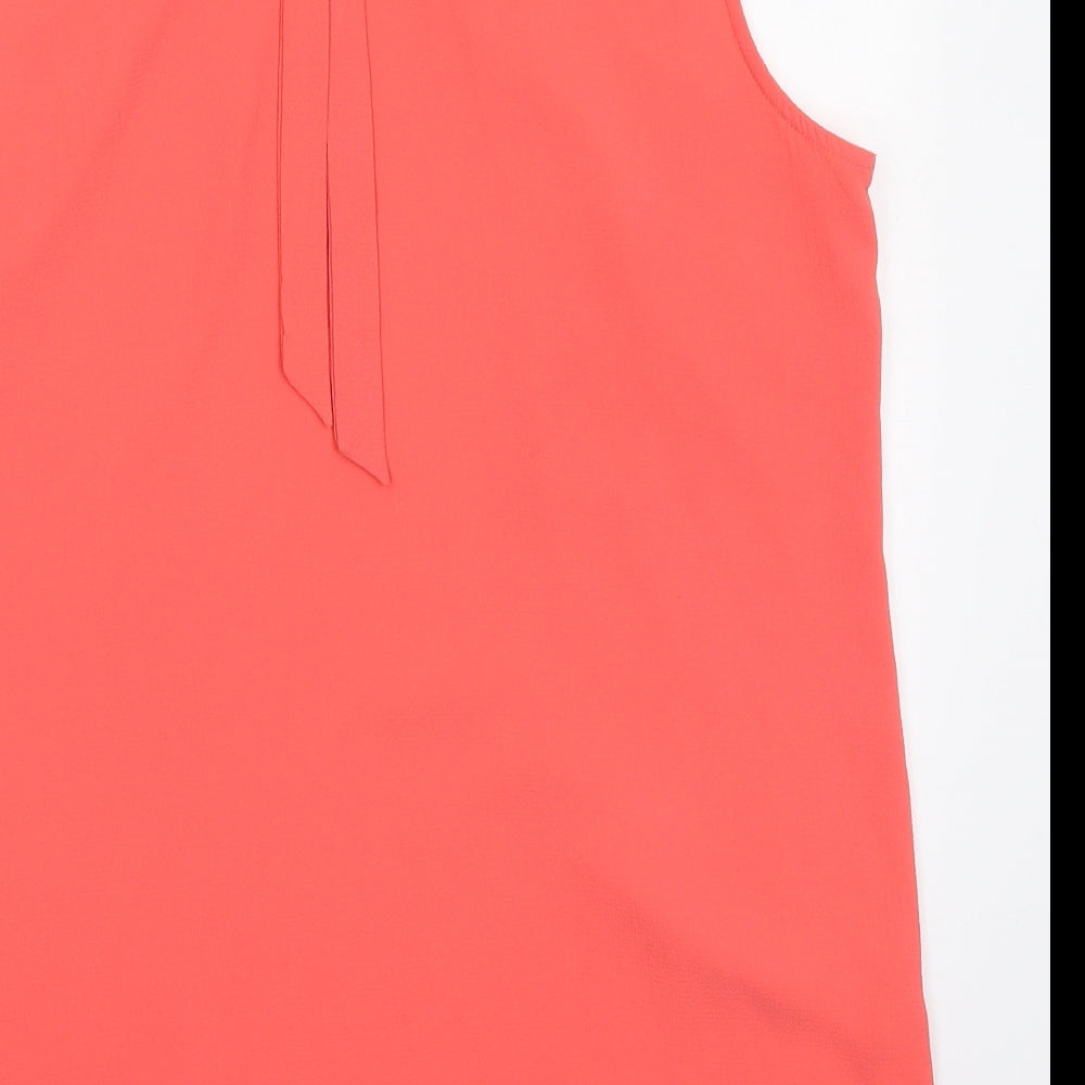 Papaya Womens Pink  Polyester Basic Tank Size 14 Round Neck