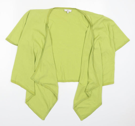 Country Casuals Womens Green V-Neck  Viscose Cardigan Jumper Size 14