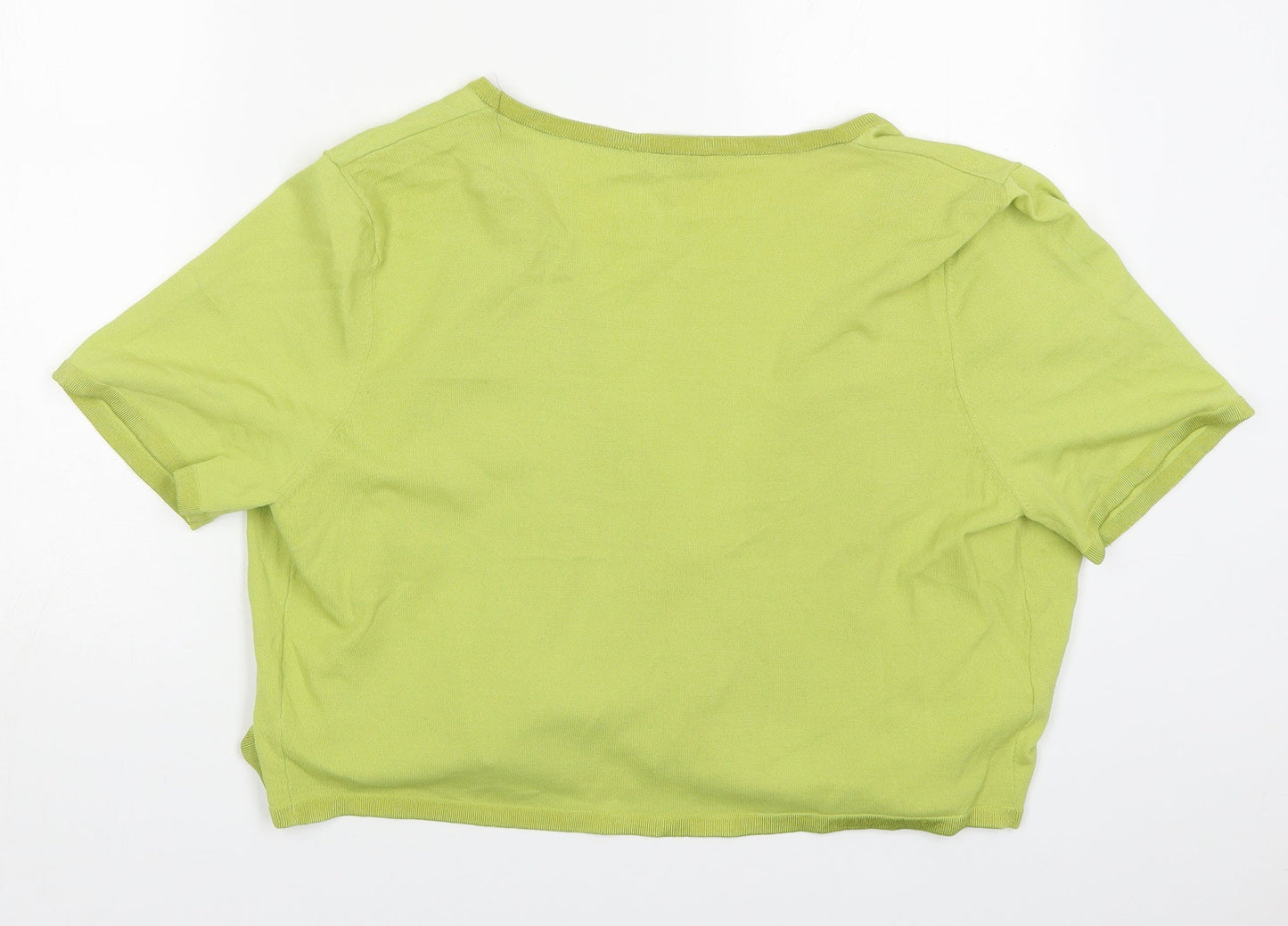 Womens UK Size 14 Country Casuals Green Cardigan Jumper