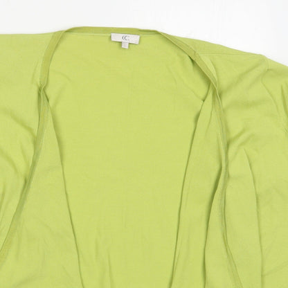 Womens UK Size 14 Country Casuals Green Cardigan Jumper