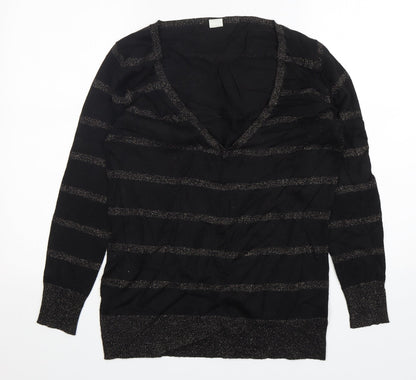 Womens UK Size 14 New Look Black Pullover Jumper