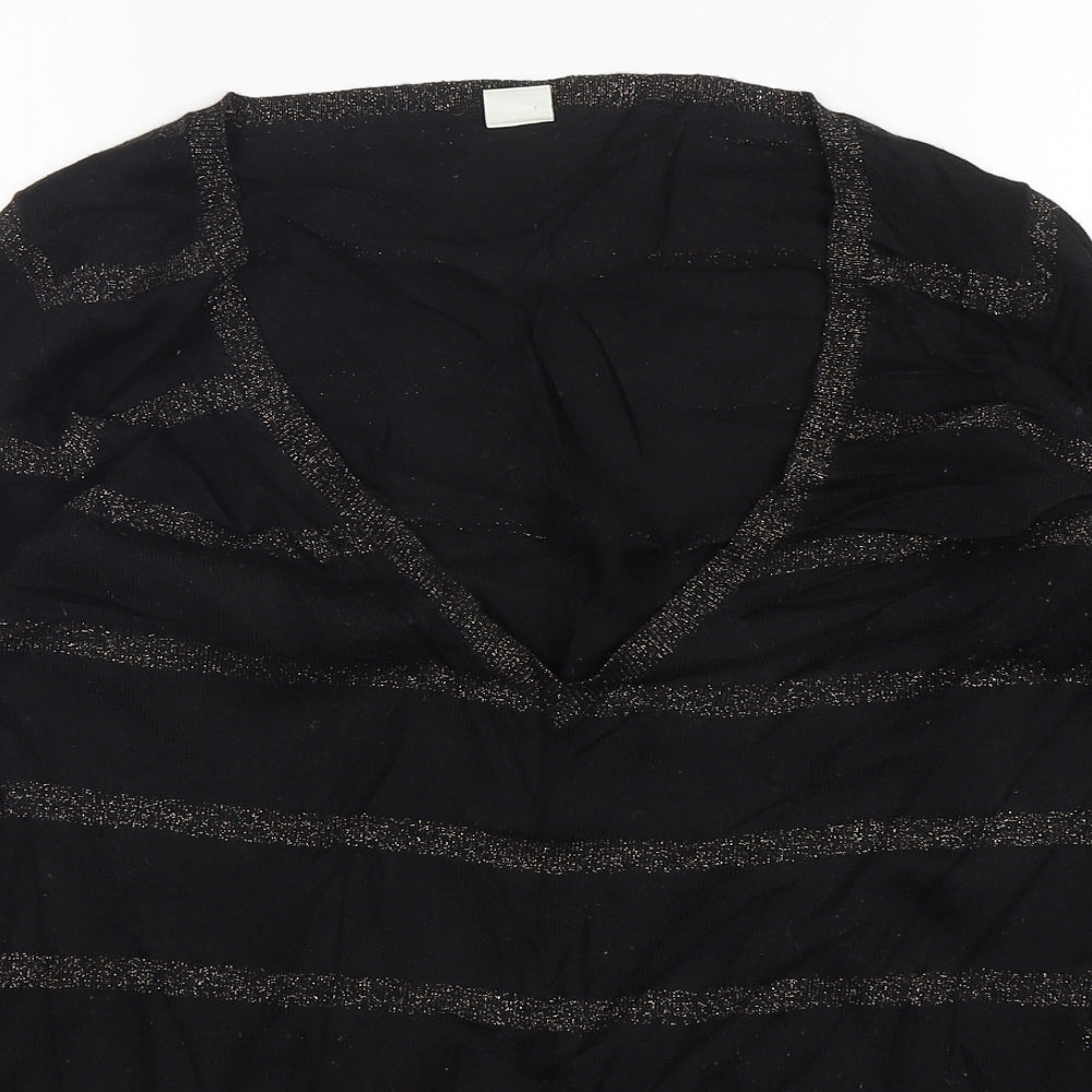 Womens UK Size 14 New Look Black Pullover Jumper