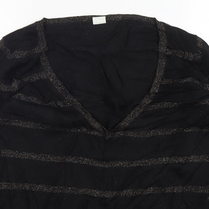Womens UK Size 14 New Look Black Pullover Jumper