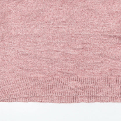 Womens UK Size S New Look Pink Pullover Jumper
