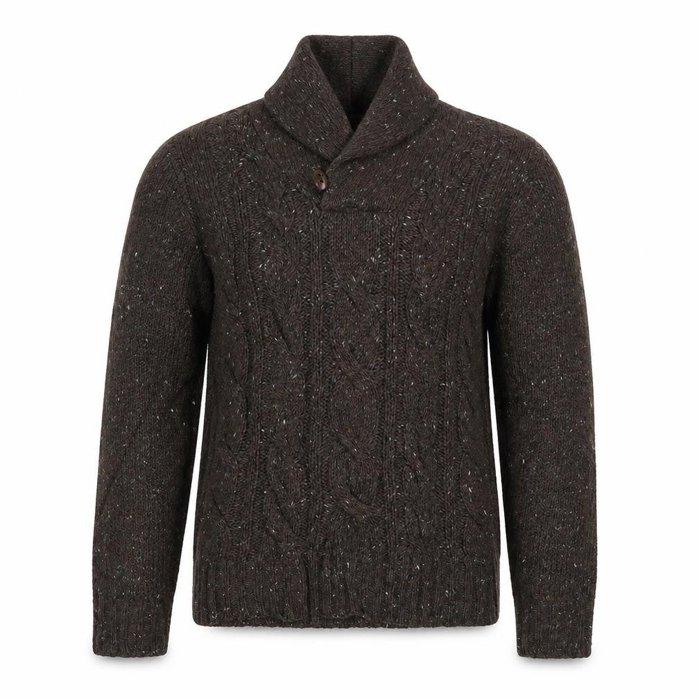 Mens UK Size S M&S Brown Pullover Jumper