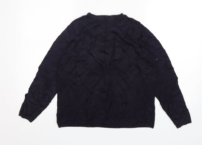 Womens UK Size 14 M&S Blue Pullover Jumper